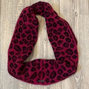 Coach Angora Rabbit Fur Infinity Scarf